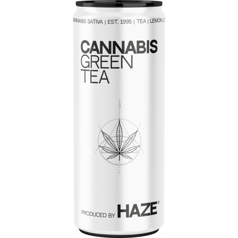 HaZe Cannabis Grüntee (250 ml) - Tray (24 Dosen)