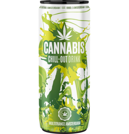 Cannabis Chillout Drink (250 ml) - Tablett (24 Dosen)