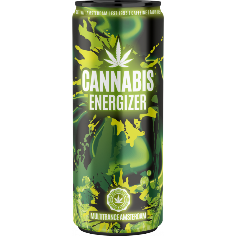 Cannabis Energizer Drink (250 ml) - Tablett (24 Dosen)