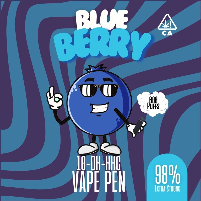 10-OH-HHC | Blueberry 1ml Vape Pen