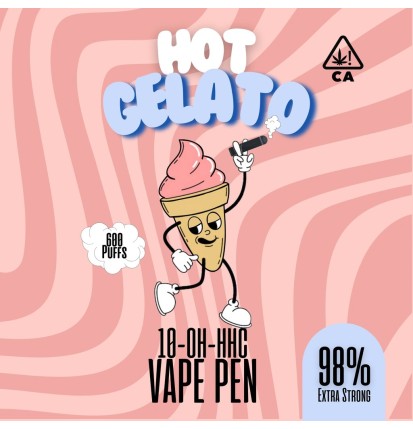 Highhappy 10-OH-HHC | Hot Gelato 1ml Vape Pen