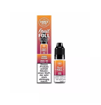 Dinner Lady Nikotinsalz Fruit Full - Mango Passion 10ml