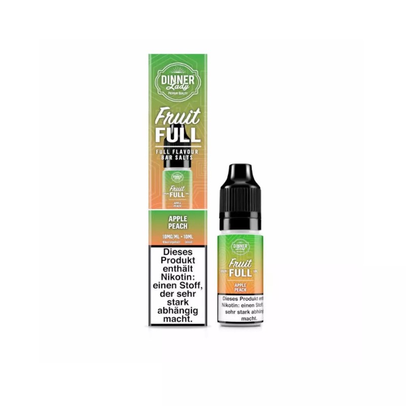 Dinner Lady Nikotinsalz Fruit Full - Apple Peach 10ml