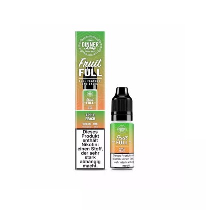 Dinner Lady Dinner Lady Nikotinsalz Fruit Full - Apple Peach 10ml