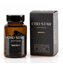 CBD Star CBD Star Heilpilze mit CBD – Immunity Adaptogenes, 30 Kapseln