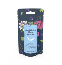 Hemnia Hemnia Good Night's Sleep Gummies Schwarze Johannisbeere mit Ba