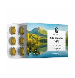 Hemnia Hemnia CBD-Kapseln 10 %, 1000 mg, 30 Stück x 33,3 mg CBD