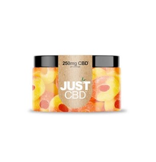 JustCBD JustCBD Gummies Pfirsichringe 250 mg - 3000 mg CBD