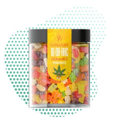 Canapuff 10-OH-HHC Gummies Mango, THC weniger als 0,2 %, (10, 25, 50 Stück)