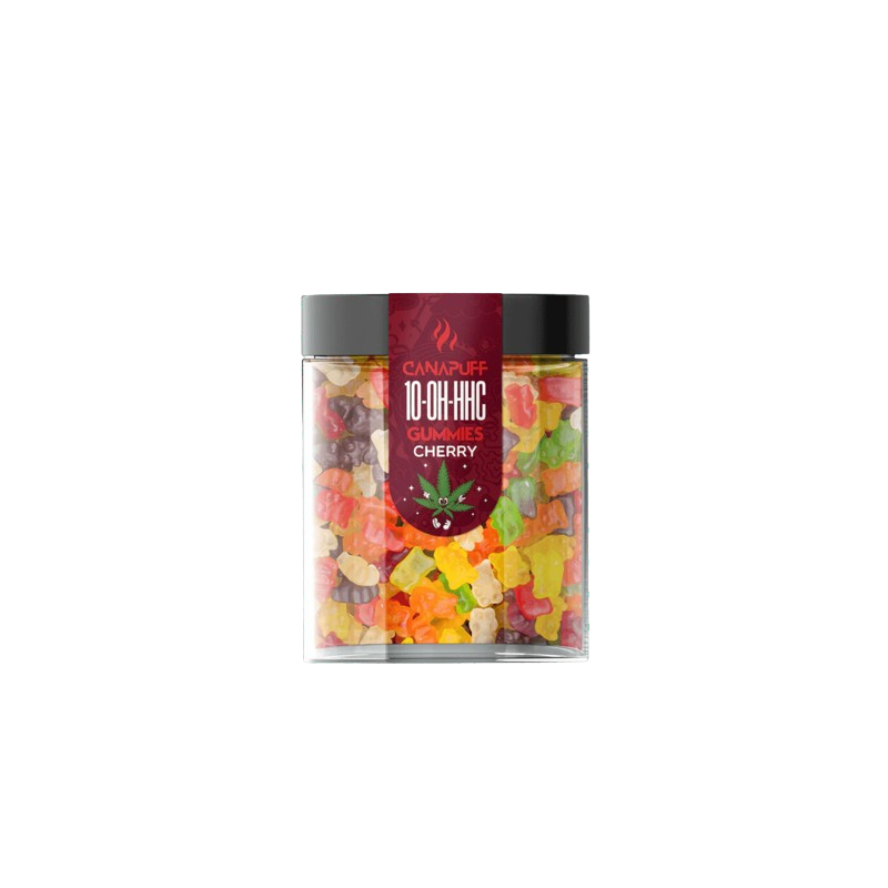 Canapuff 10-OH-HHC Gummies Kirsche, THC weniger als 0,2 %, (10, 25, 50 Stück)