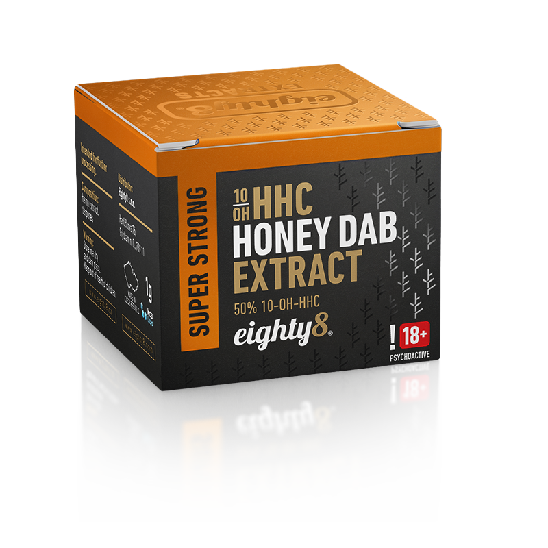 Eighty8 10-OH-HHC Extrakt Super Strong Honey Dab, 50 % 10-OH-HHC, 1 g