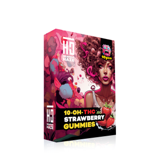 Heavens Haze Heavens Haze 10-OH-THC Gummies Erdbeere, 10 Stück