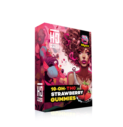 Heavens Haze Heavens Haze 10-OH-THC Gummies Erdbeere, 10 Stück