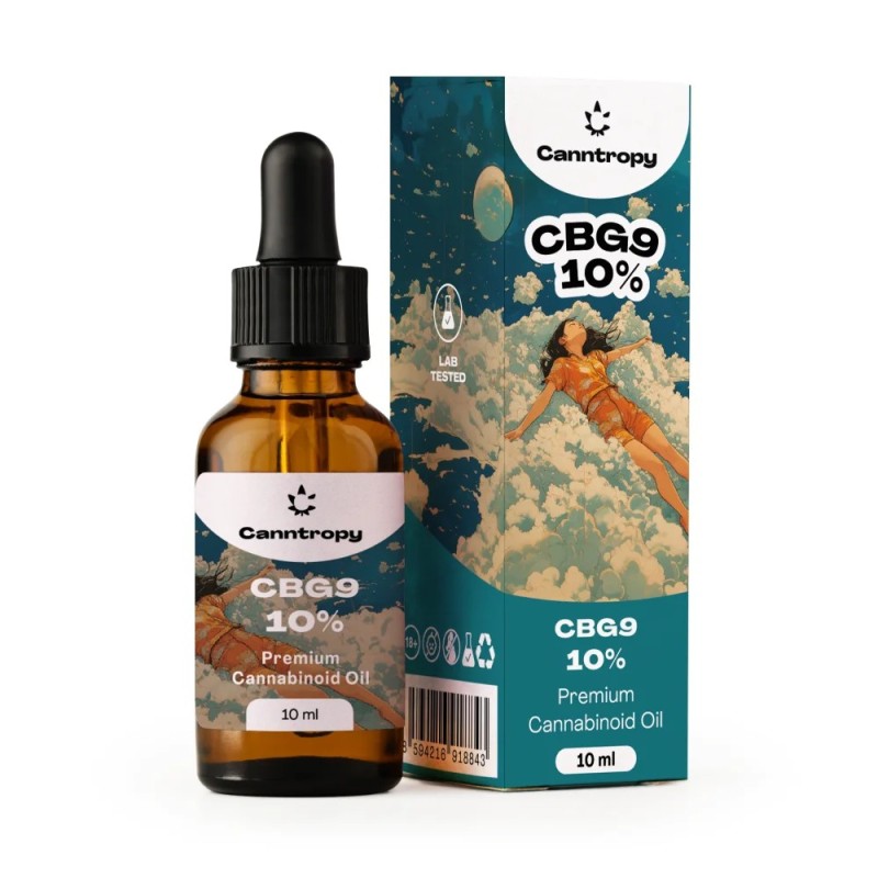 Canntropy CBG9 Premium Cannabinoid Öl, 10 % CBG9, 10ml