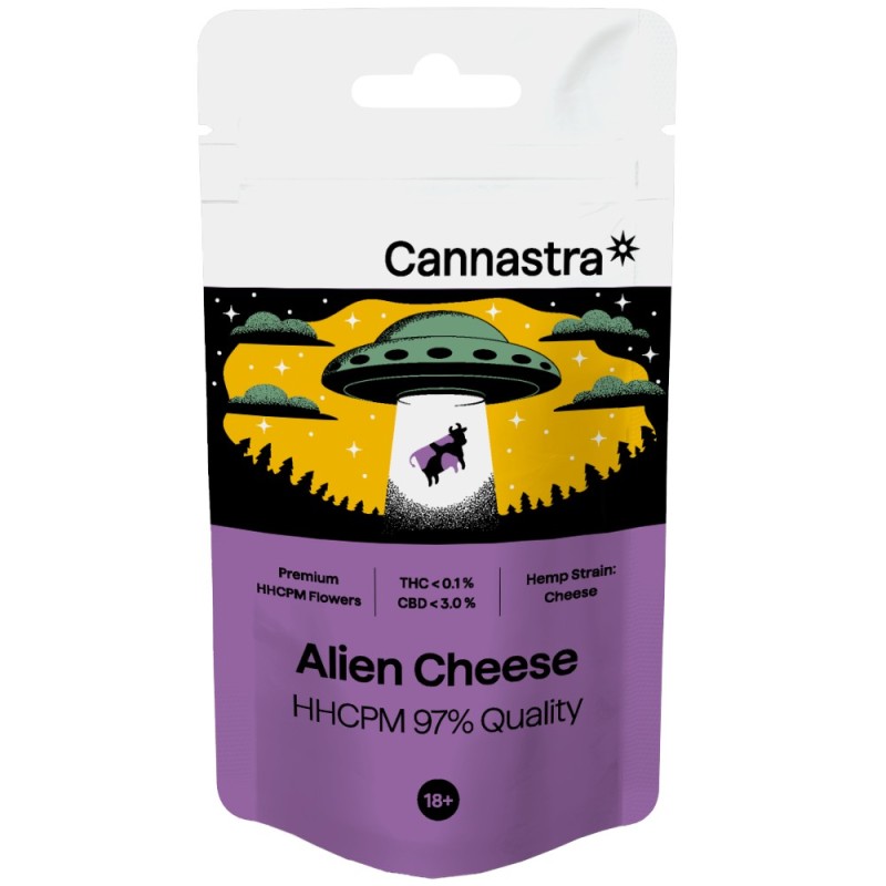 Cannastra HHCPM Flower Alien Käse 97% Qualität, 1g - 100 g