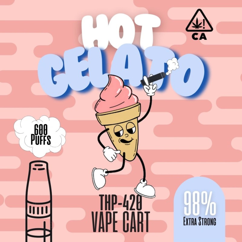 THP420 | Hot Gelato 1ml | Vape Cart