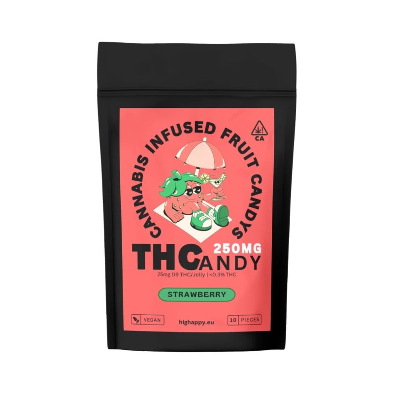 THCandy | Strawberry 250mg | Cannabis Infused Gummies