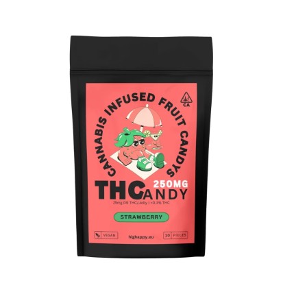 THCandy | Strawberry 250mg | Cannabis Infused Gummies