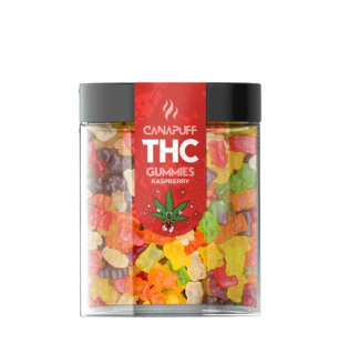 CanaPuff CanaPuff THC+ Gummies Himbeere, THC unter 0,2 %, 10 - 50 Stüc