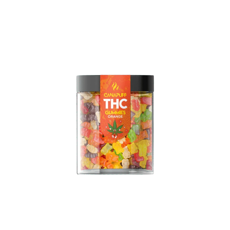 CanaPuff THC+ Gummies Orange, THC unter 0,2 %, 10 - 50 Stück