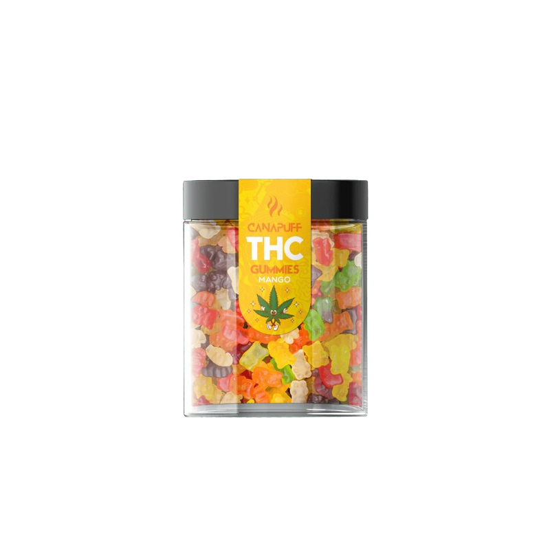 CanaPuff THC+ Gummies Mango, THC unter 0,2 %, 10 - 50 Stück