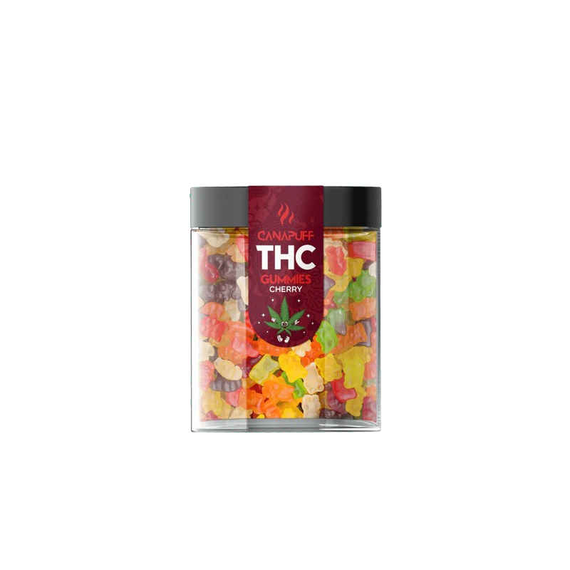 CanaPuff THC+ Gummies Kirsche, THC unter 0,2 %, 10 - 50 Stück