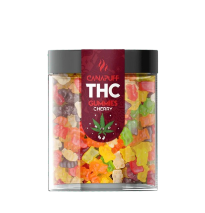 CanaPuff THC+ Gummies Kirsche, THC unter 0,2 %, 10 - 50 Stück