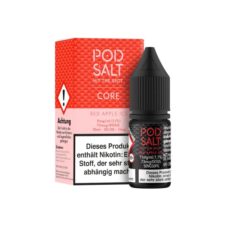 Pod Salt Core - Red Apple Ice - Nikotinsalz Liquid