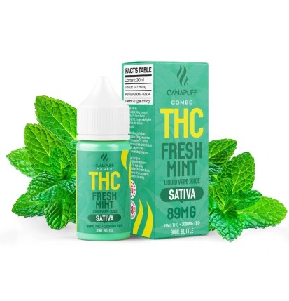 THC Liquid 89mg - Fresh Mint