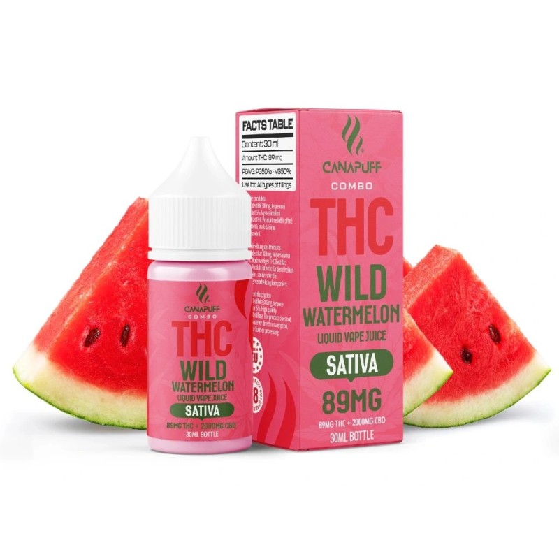 THC Liquid 89mg - Wild Watermelon