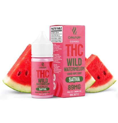 THC Liquid 89mg - Wild Watermelon