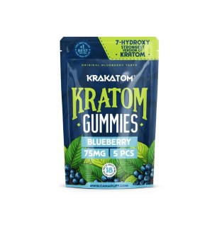 CanaPuff Canapuff - 7 - Hydroxy Kratom Gummies - Blueberry