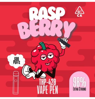 Highhappy THP420 | Raspberry 1ml | Vape Pen