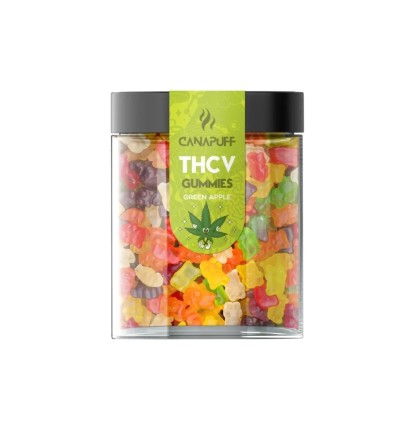 CanaPuff THCv Gummies Grüner Apfel, 10 - 50 Stück