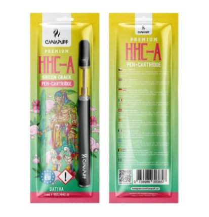 CanaPuff CanaPuff HHCA Pen + Patrone Green Crack, HHCA 95 %, 1 ml