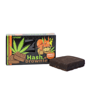 Euphoria Hash Brownie Cannabis & Walnuss