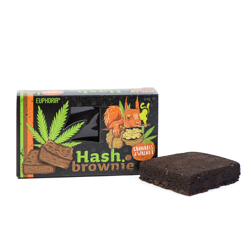 Hash Brownie Cannabis & Walnuss