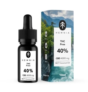 Hemnia Hemnia CBD Öl 40% THC frei, 4000 mg, 10 ml