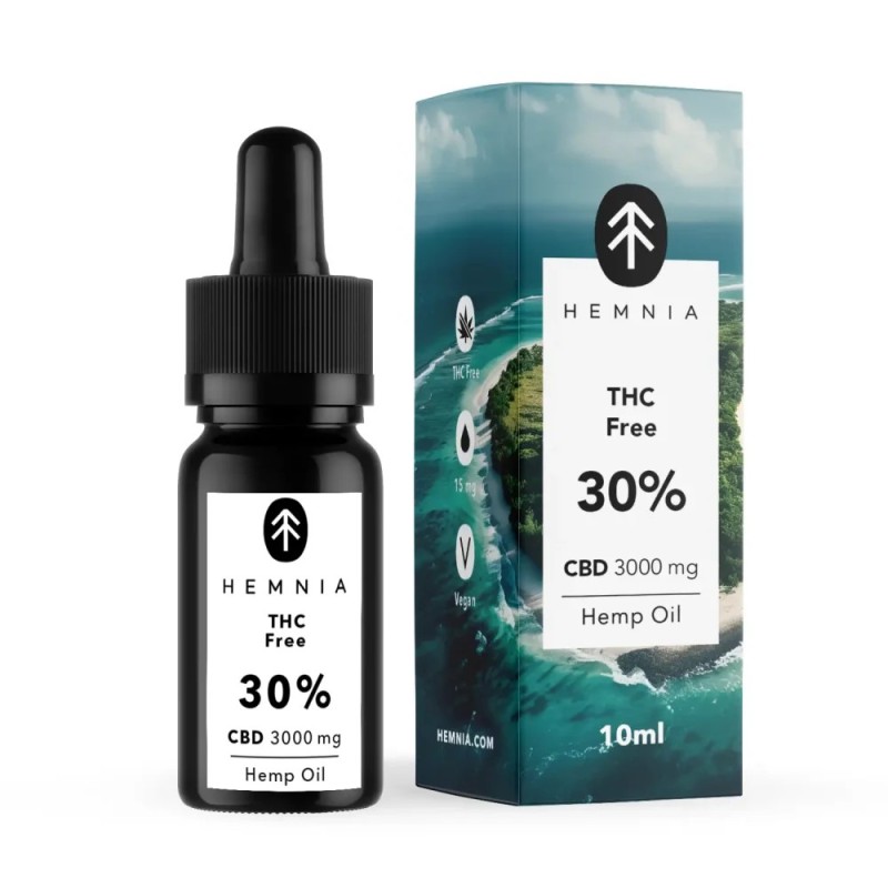 Hemnia CBD Öl 30% THC frei, 3000 mg, 10 ml