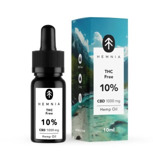 Hemnia Hemnia CBD Öl 10% THC frei, 1000 mg, 10 ml