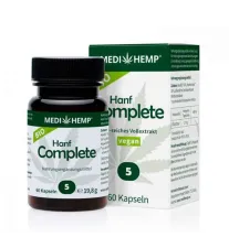 Medihemp MEDIHEMP – Bio Hanf Complete Kapseln – Bio CBD Kapseln 5% (81