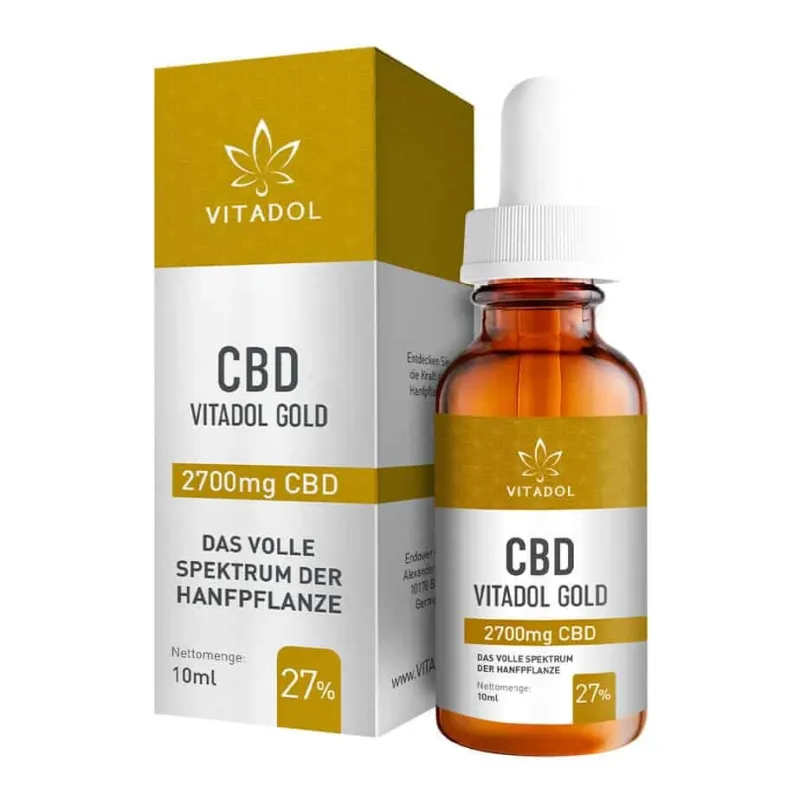 Vitadol Gold – Bio CBD Öl 27% (2.700mg) – 10ml