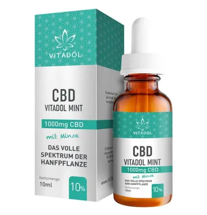 Vitadol Vitadol Mint – Bio CBD Öl 10% (1.000mg) – 10ml