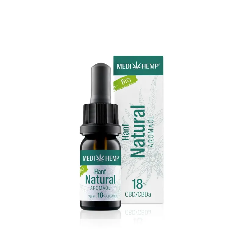 Medihemp – Bio Hanf Natural – Bio CBD Öl 18% (1.800mg) – 10ml