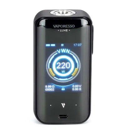 Luxe Mod 220W Akkuträger Schwarz/Silber - VAPORESSO