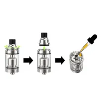 Ambition Mods Gage MTL RTA (SILBER) Selbstwickel Tankverdampfer - AMBI