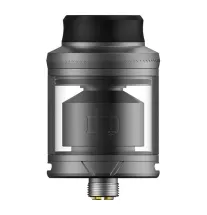 Augvape Druga RTA (Schwarz & Gunmetal) Selbstwickel Tankverdampfer - A