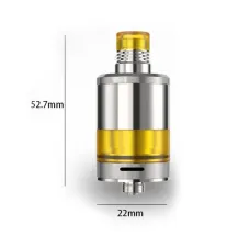 BD-Vape Precisio MTL RTA Silber - BD-VAPE