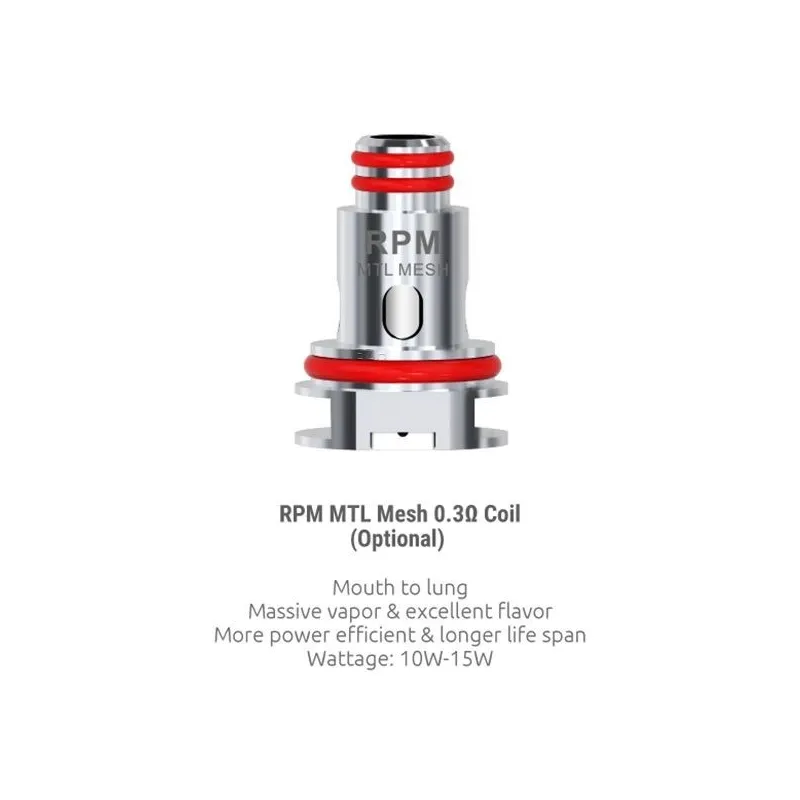 RPM Lite Ersatz Verdampferkopf MTL 0,3 Ohm Mesh - SMOK