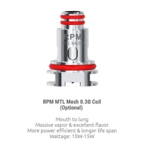 Smok RPM Lite Ersatz Verdampferkopf MTL 0,3 Ohm Mesh - SMOK